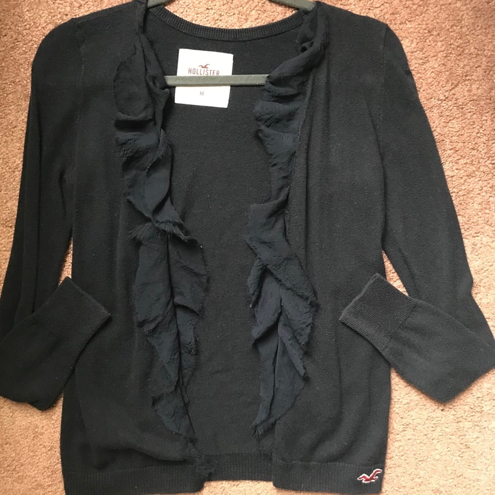 Hollister Navy Cardigan